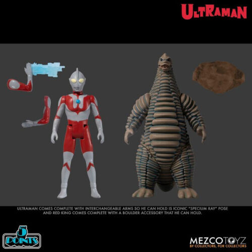 Mezco Toyz 5 Points Ultraman & Red King Box Set Action Figures Brand New