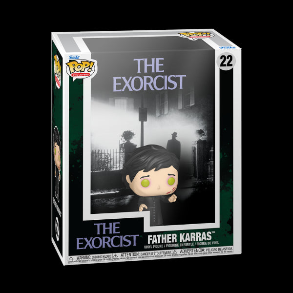 Funko POP VHS Cover Horror The Exorcist Damien Karras Vinyl Figure New