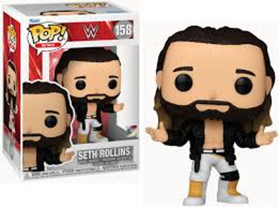 Funko POP TV WWE Wrestling Seth Rollins With Coat Vinyl Action Figure Brand New