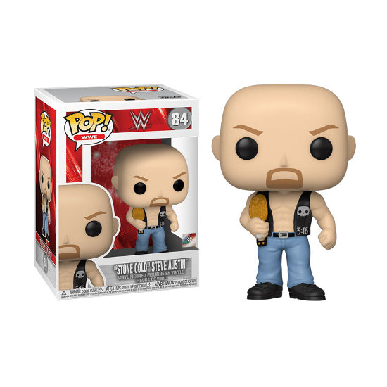 Funko POP WWE Wrestling Stone Cold Steve Austin Vinyl Figure New