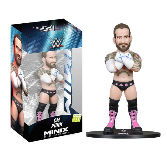 MINIX Entertainment WWE Wrestling CM Punk Vinyl Figure New
