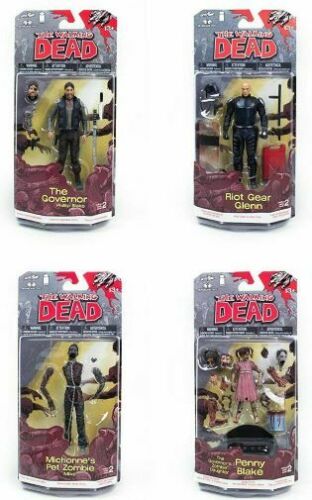 McFarlane The Walking Dead Comic Series 2 Set Of 4 Action Figures Brand New