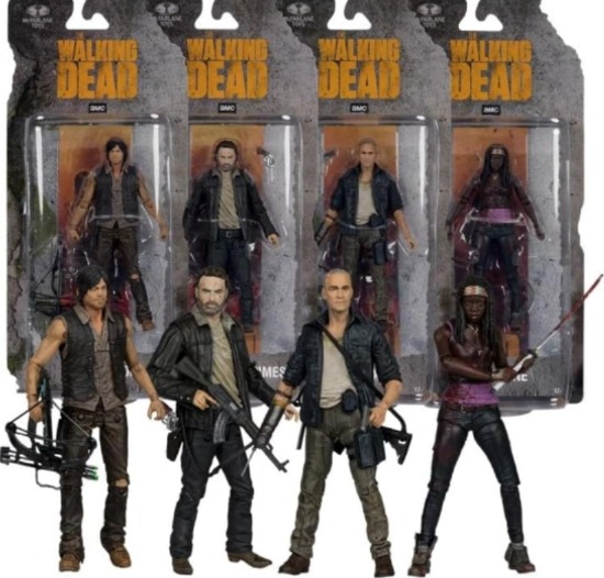 McFarlane Toys The Walking Dead Wave 1 Set Of 4 Action Figures New