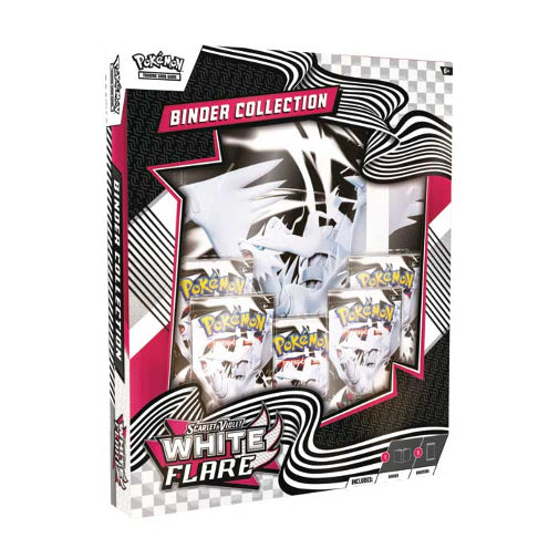 Pokemon TCG Scarlet & Violet White Flare Binder Collection Box New