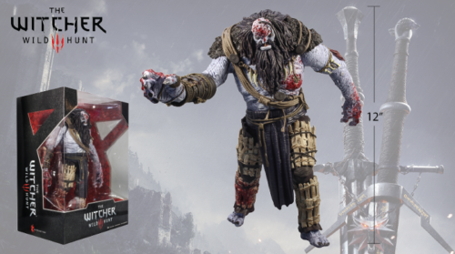McFarlane Toys Witcher Wild Hunt MegaFig Ice Giant Bloodied Version Figure New