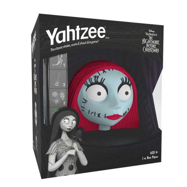 USAopoly Nightmare Before Christmas NBX Sally Head Yahtzee Game New