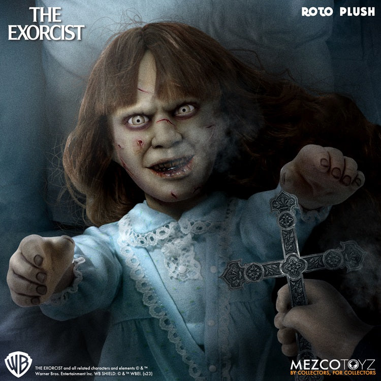 (PRE ORDER) MEZCO Horror Regan The Exorcist MDS Roto Plush 18" Figure Doll New