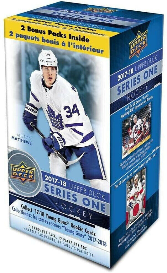 2017/18 NHL Hockey Upper Deck Series 1 Blaster Box Factory Sealed