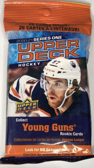 2020/21 Upper Deck NHL Hockey Series 1 Jumbo Pack Brand New