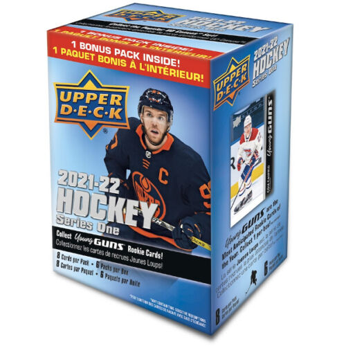 2021/22 Upper Deck NHL Hockey Series 1 Blaster Box Factory Sealed