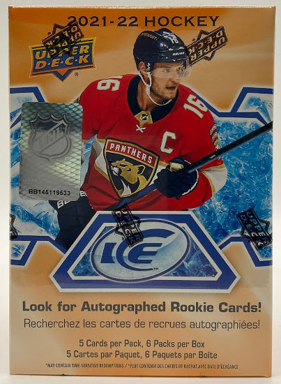 2021/22 Upper Deck ICE NHL Hockey Blaster Box Brand New