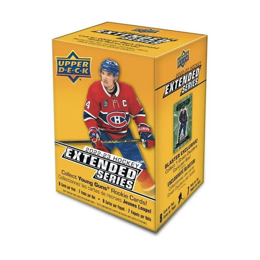 2022/23 Upper Deck Extended Series NHL Hockey Blaster Box Factory Sealed