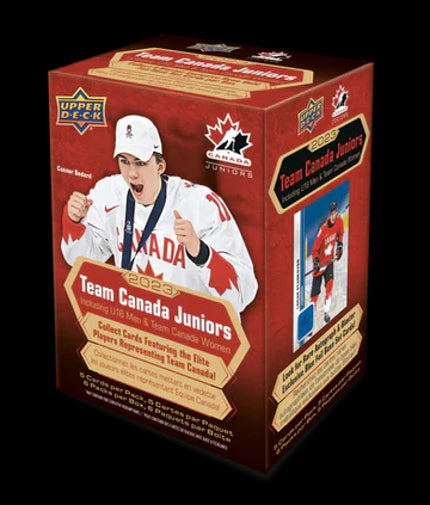 2023 Upper Deck Hockey Team Canada Juniors Blaster Box Factory Sealed