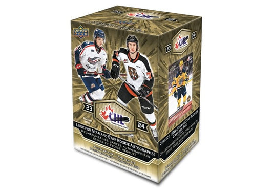 2023/24 Upper Deck CHL Hockey Blaster Box Factory Sealed