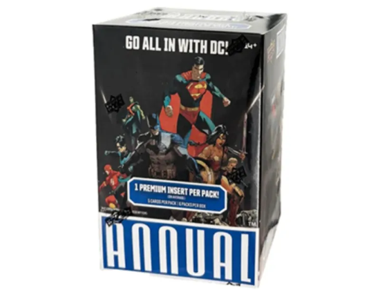 2025 Upper Deck DC Annual Trading Cards Blaster Box Factory Sealed