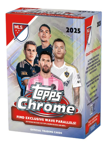 2025 Topps MLS Chrome Soccer Value Blaster Box Factory Sealed