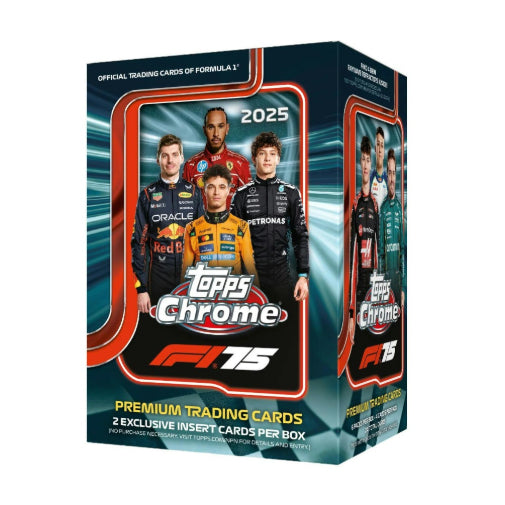 2025 Topps F1 Formula 1 Chrome Racing Blaster Box Factory Sealed