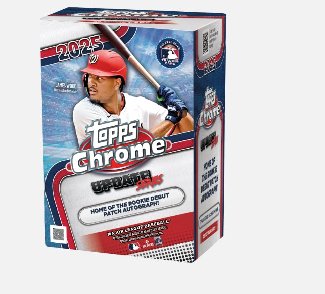 2025 Topps Chrome Updates MLB Baseball Value Box Factory Sealed