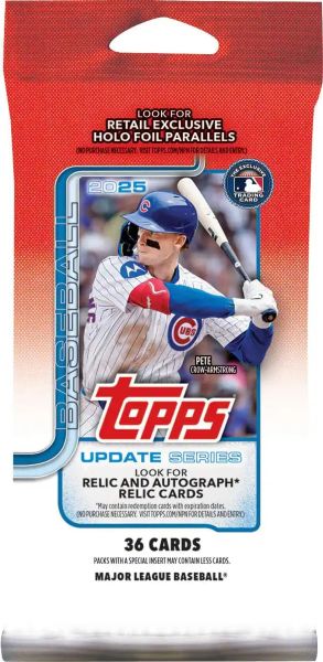 2025 Topps Update Series MLB Baseball Fat Pack Factory Sealed