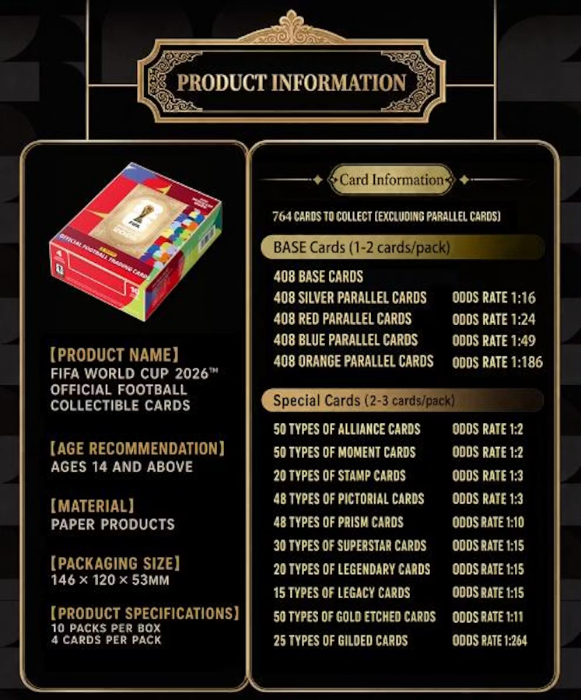 2026 Panini x Kayou FIFA World Cup Soccer Standard Hobby Box New