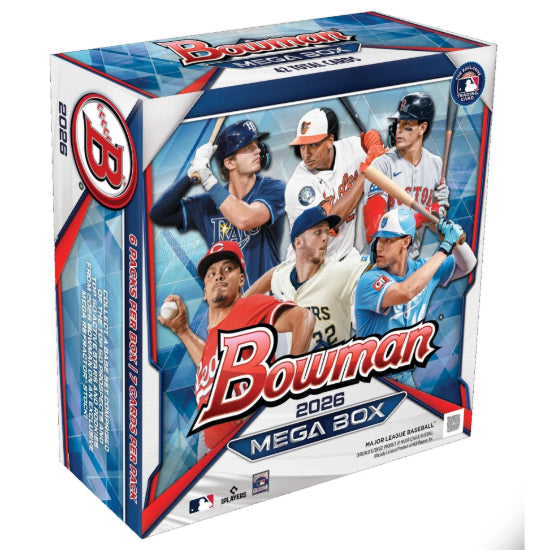 2026 Topps Bowman MLB Baseball Mega Box Factory Sealed