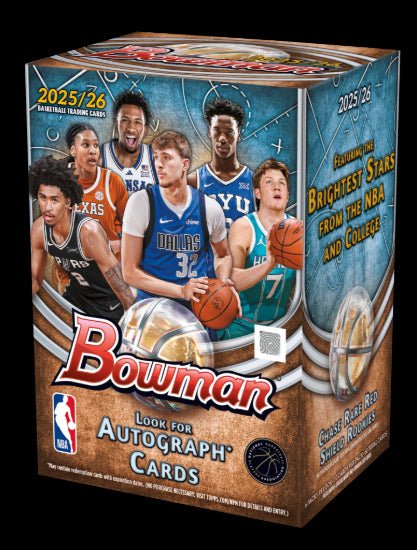 2025/26 Topps Bowman Basketball Value Blaster Box Factory Sealed