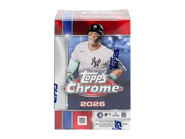 2026 Topps Chrome MLB Baseball Value Blaster Box Factory Sealed