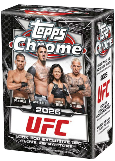 2026 Topps Chrome UFC Fighting Blaster Box Factory Sealed