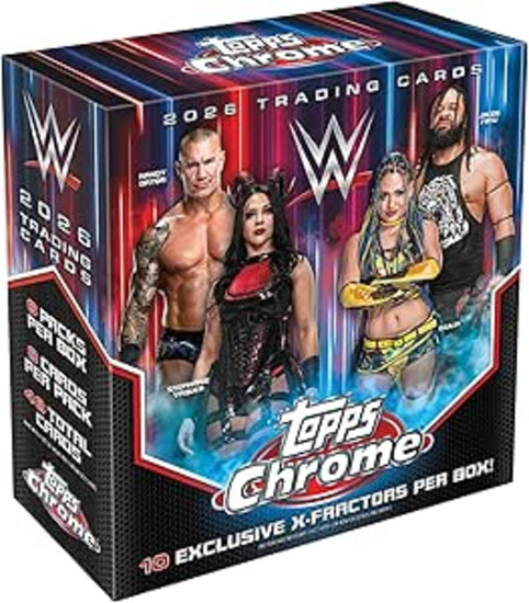 2026 Topps Chrome WWE Wrestling Mega Box Factory Sealed