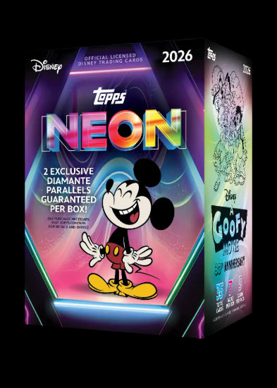 2026 Topps Disney Neon Value Blaster box Factory Sealed