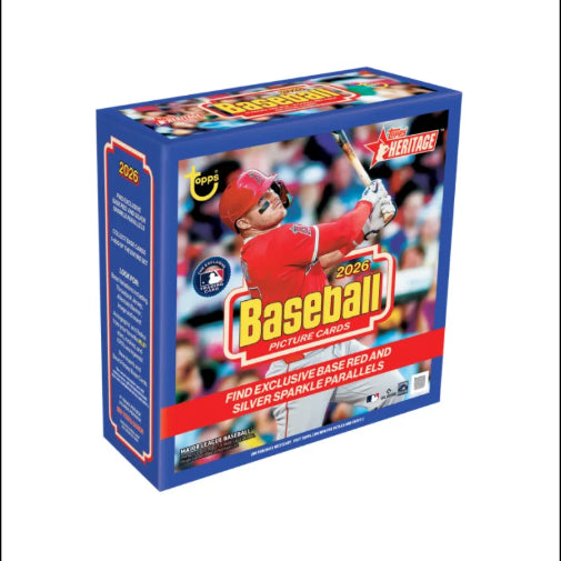 2026 Topps Heritage MLB Baseball Mega Box Factory Sealed