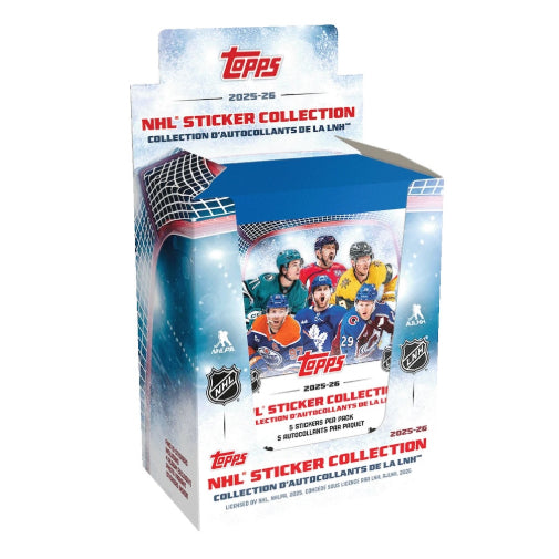 2025/26 Topps NHL Hockey Sticker Collection Box Factory Sealed
