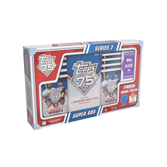 2026 Topps Series 2 MLB Baseball Super Box Factory Sealed