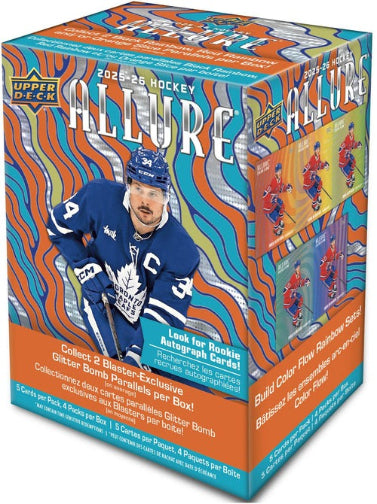 2025/26 Upper Deck Allure NHL Hockey Blaster Box Factory Sealed