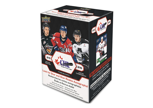 2025/26 Upper Deck Hockey CHL Blaster Box Factory Sealed