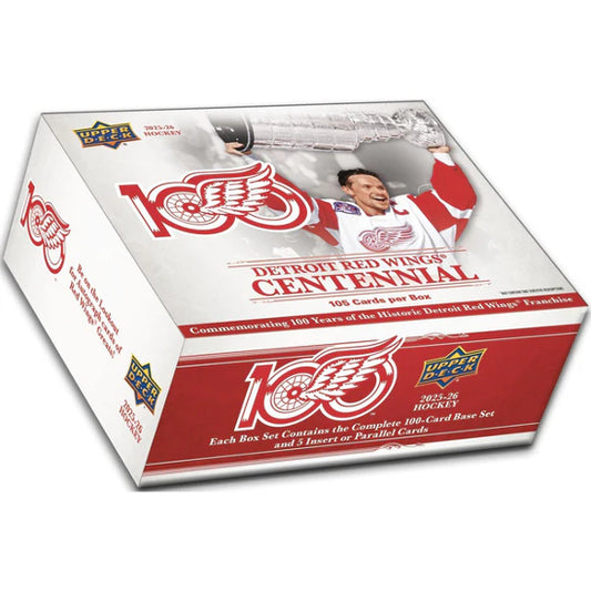 2025/26 Upper Deck Detroit Red Wings Centennial Box Set Factory Sealed