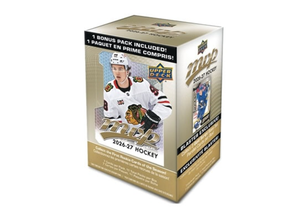 2026/27 Upper Deck MVP Hockey Blaster Box Factory Sealed