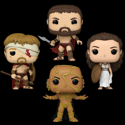 Funko POP Movies 300 Movie Set Of 4 Vinyl Action Figures Brand New