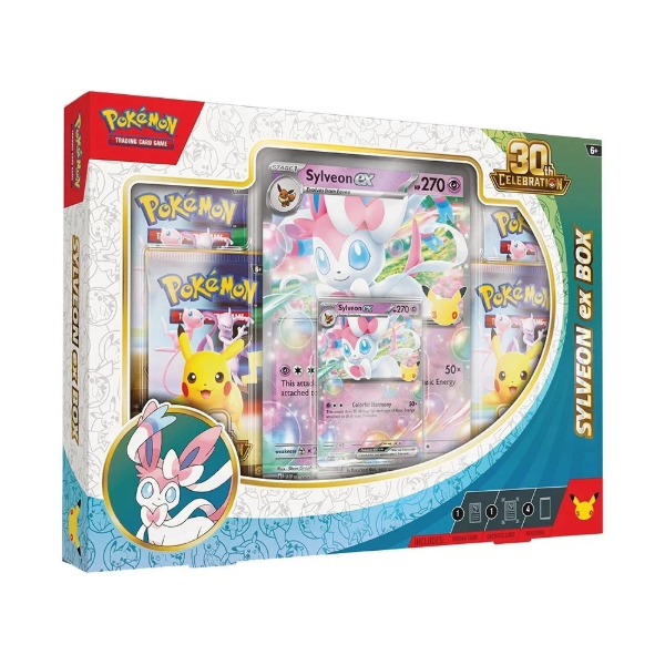 Pokemon TCG 30th Celebration Sylveon Ex Box Factory Sealed