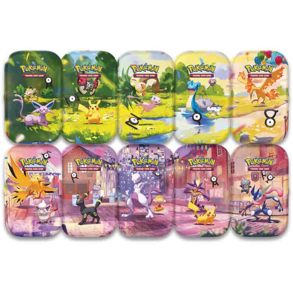 Pokemon TCG 30th Celebration Mini Tin Display (10 Tins) Factory Sealed