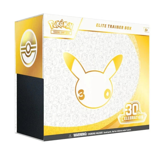 Pokemon TCG 30th Celebration Elite Trainer Box ETB Factory Sealed