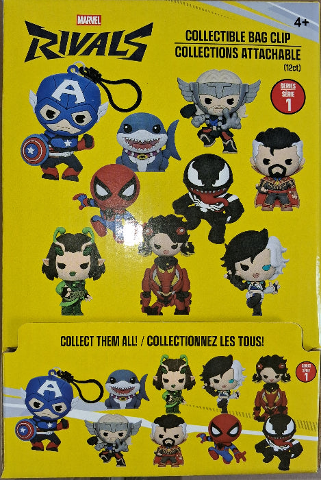 Monogram 3D Foam Bag Clips Marvel Rivals Series 1 Case Of 12 Figures New