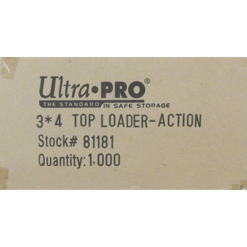 Ultra Pro 3x4 Regular Toploaders Card Protectors 55pt Thick CASE Of 40 Packs New