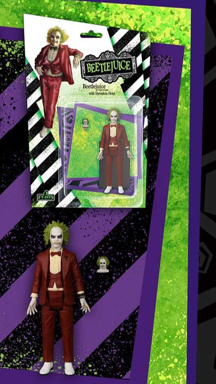 Mezco Toys 5 Points Beetlejuice Red Tux Action Figure New