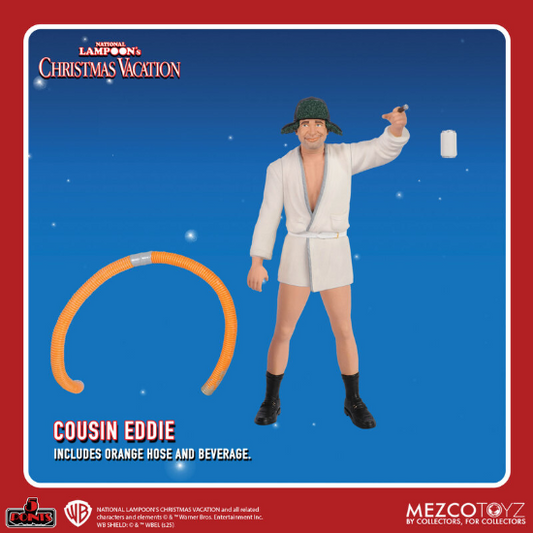 Mezco Toyz 5 Points National Lampoons Cousin Eddie Action Figure New