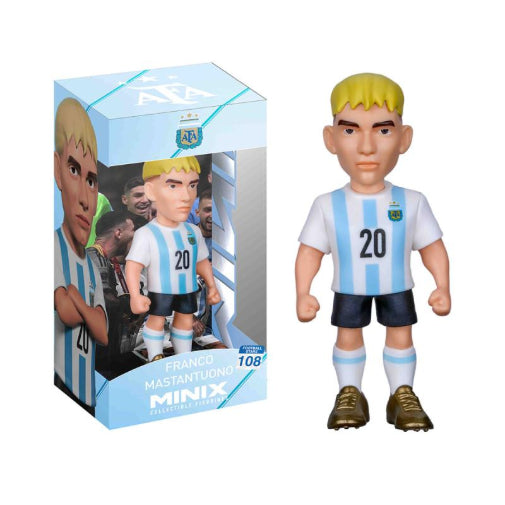 Minix Sports Soccer FIFA World Cup 2026 Team Argentina Franco Mastantuono Vinyl Figure New