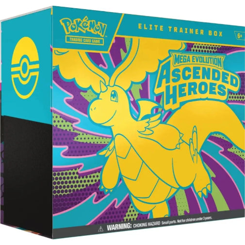 Pokemon TCG Ascended Heroes Trainer Box Factory Sealed