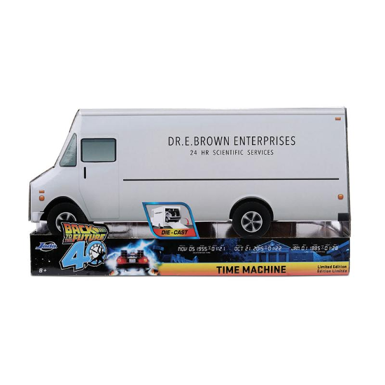 Jada Toys Back to the Future Delorean Silver SDCC Exclusive 1:24 Scale Car New