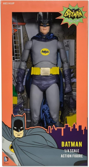 NECA Batman 1966 Adam West 1/4 Scale 18" Action Figure New