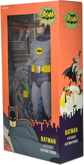 NECA Batman 1966 Adam West 1/4 Scale 18" Action Figure New